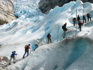 Voyage sur les glaciers