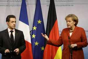 Angela Merkel et Nicolas Sarkozy