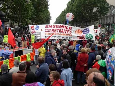 Retraites : la grande manifestation Retraites : la grande manifestation