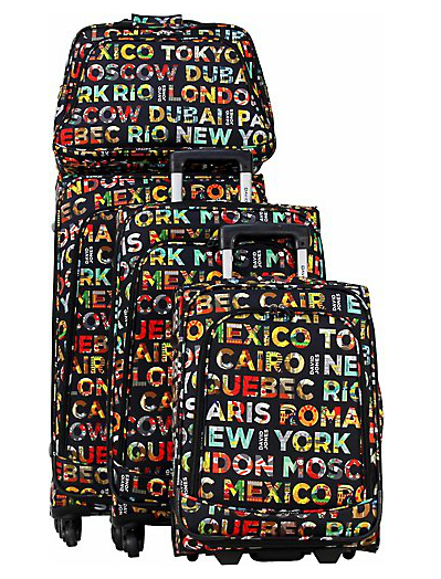 Lot valises-reporter 4 pièces Ryanair David Jones à 100€ chez Bleu Cerise